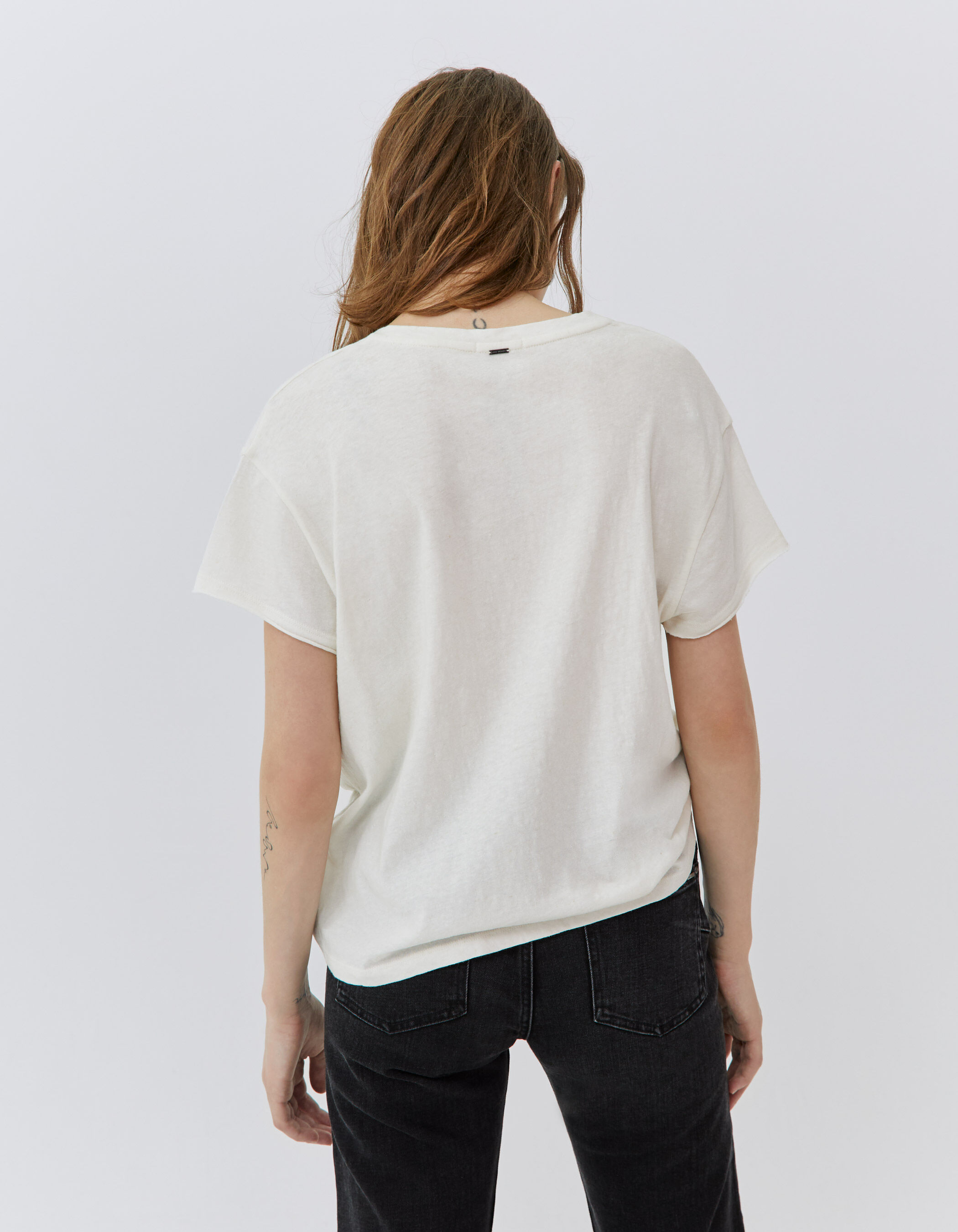 Off white t shirt blanc 2025