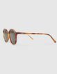 Unisex honey tortoiseshell sunglasses-6