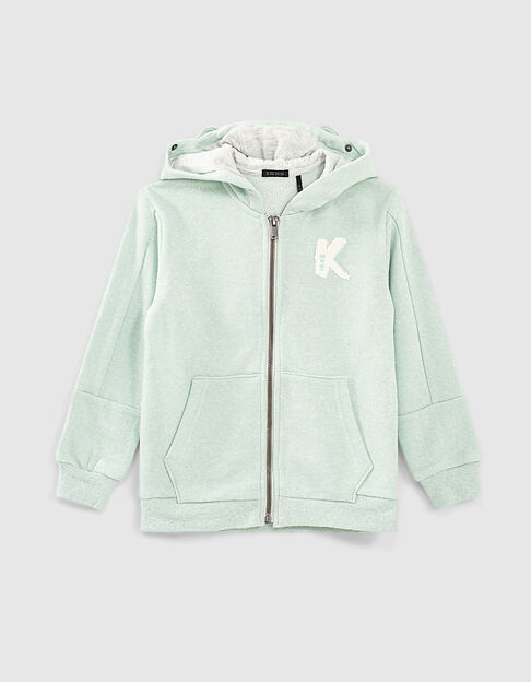 Vest aqua, kap met bril jongens