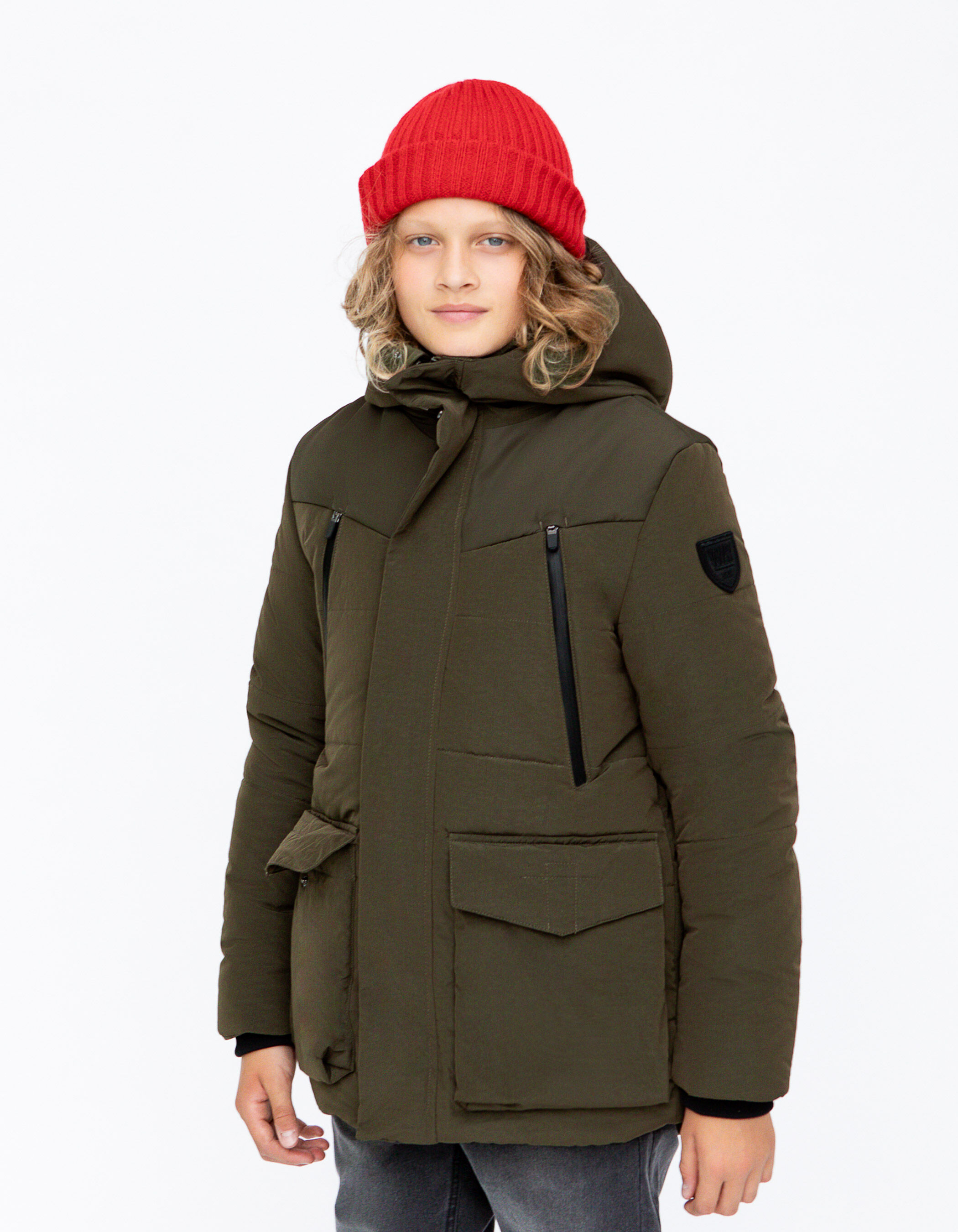 Parka kaki garcon store