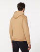 Sudadera visón con capucha con cordones IKKS Hombre-4