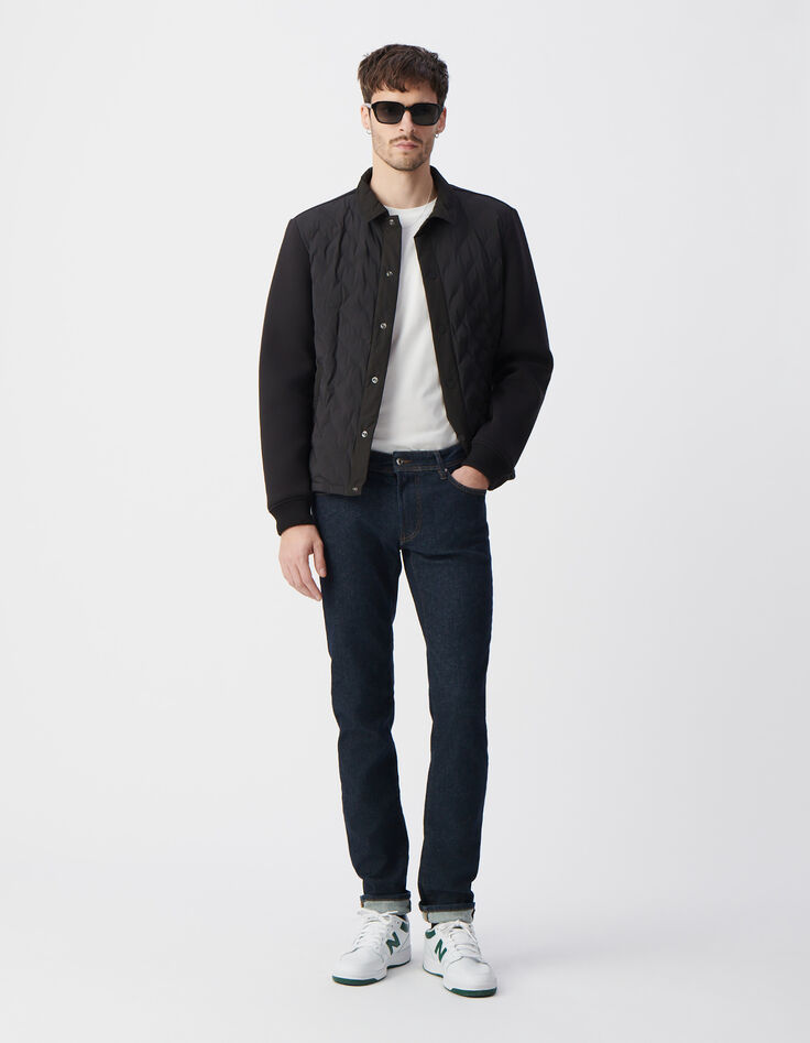 Jean SLIM bleu foncé brut POWER STRETCH Homme-1