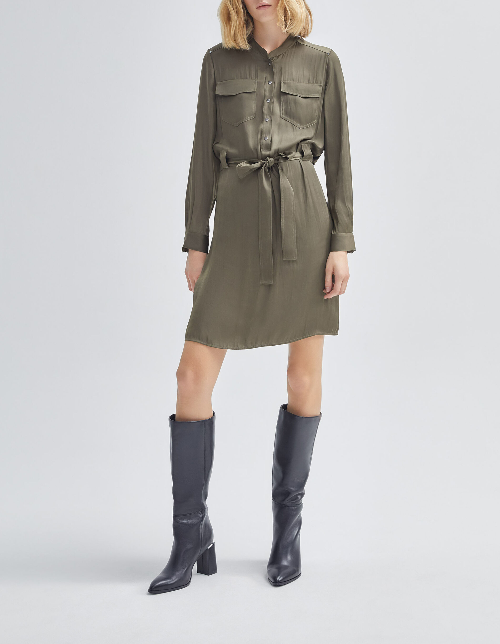 Robe ikks femme 2025 kaki