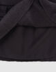 Jupe longue noire smocks à la taille fille-6