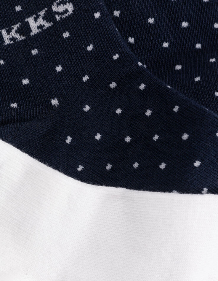 Navy and white socks for boys-6