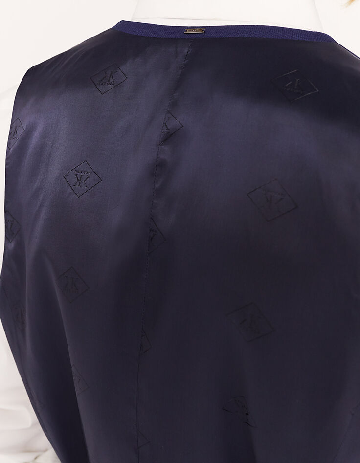 Kostuumgilet indigo Heren-5