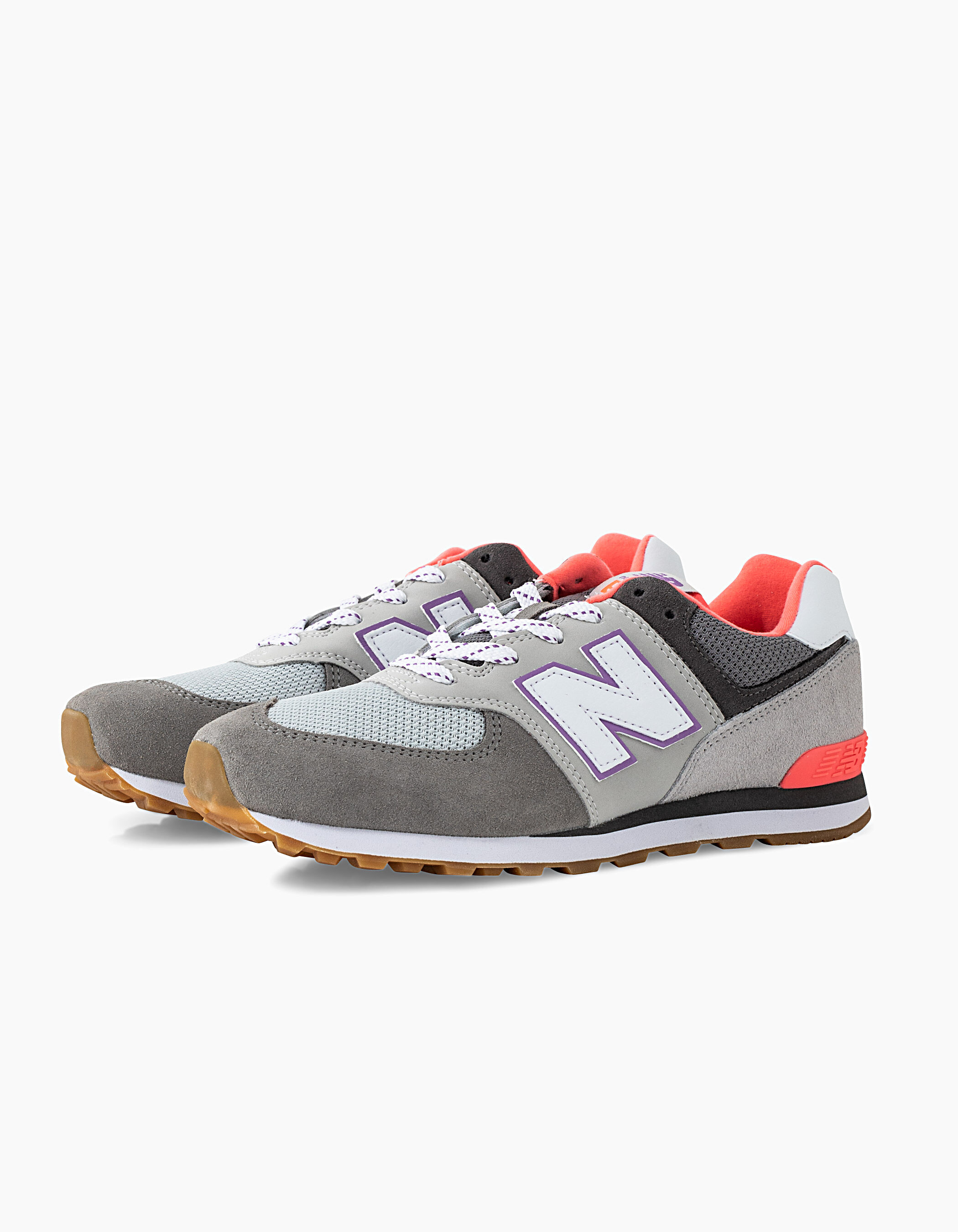 Tennis New Balance grises pour fille IKKS