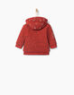 Baby boys' red cardigan -2