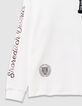 Boys’ white waffle long-sleeved T-shirt-6