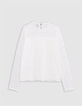 Ecru kanten meisjesblouse-3
