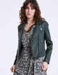 Glad leren damesjack-1
