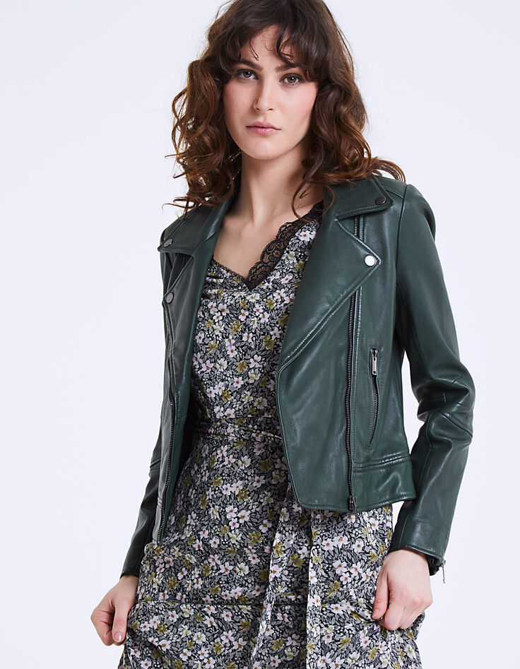 Glad leren damesjack-1