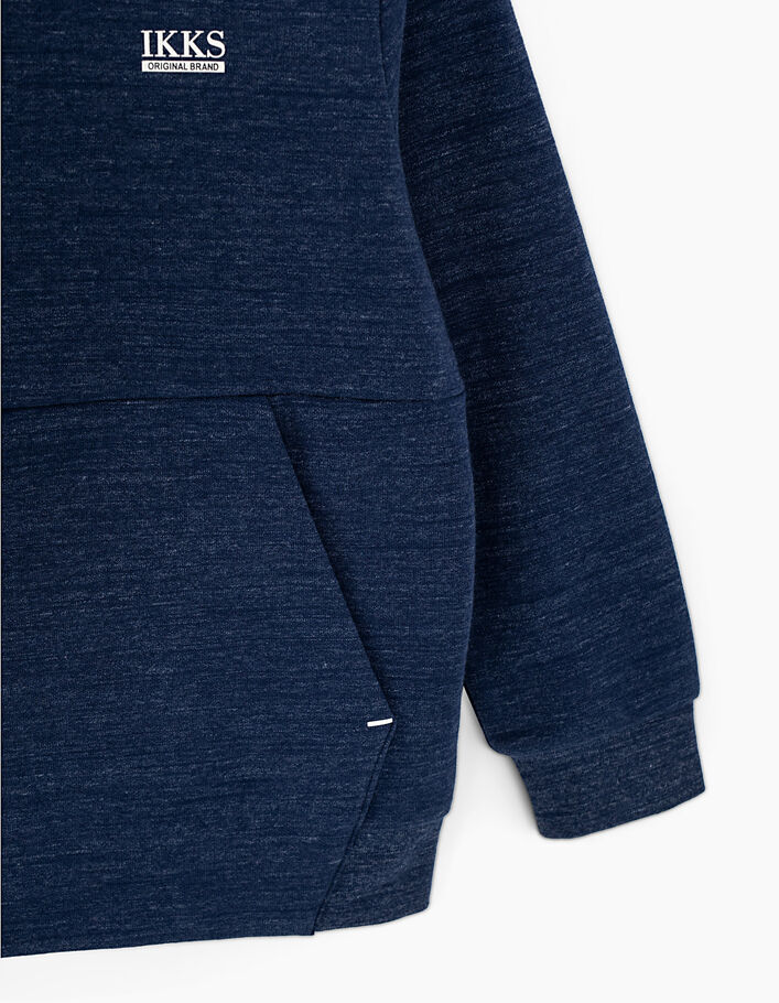 Raw blue Essential cotton fleece sweatshirt-4