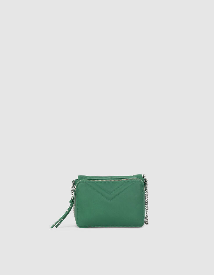 Women’s green leather 1440 Steward shoulder bag-3