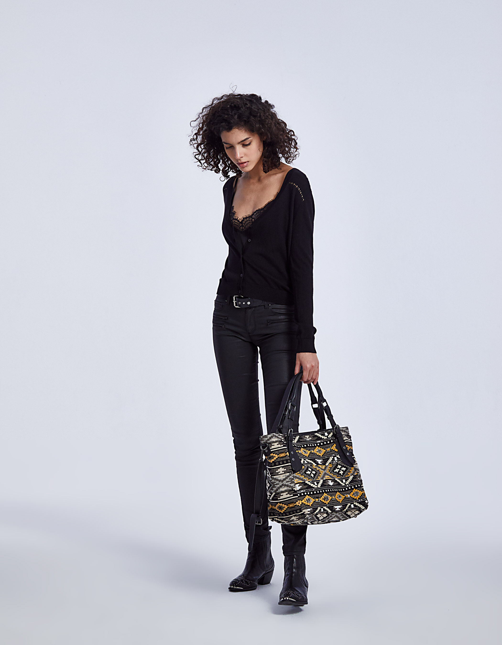 Cardigan noir femme court clearance