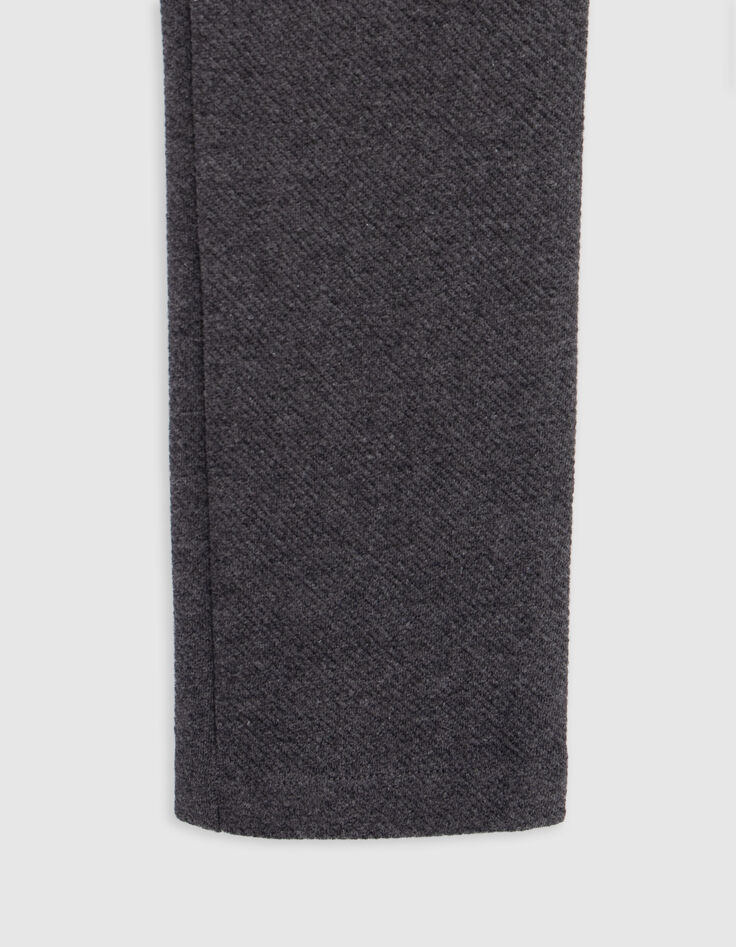 Pantalon CHINO gris maille Ottoman garçon-4 Pantalon CHINO gris maille Ottoman garçon-4