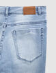 Waterless light blue straight jeans for boy-9