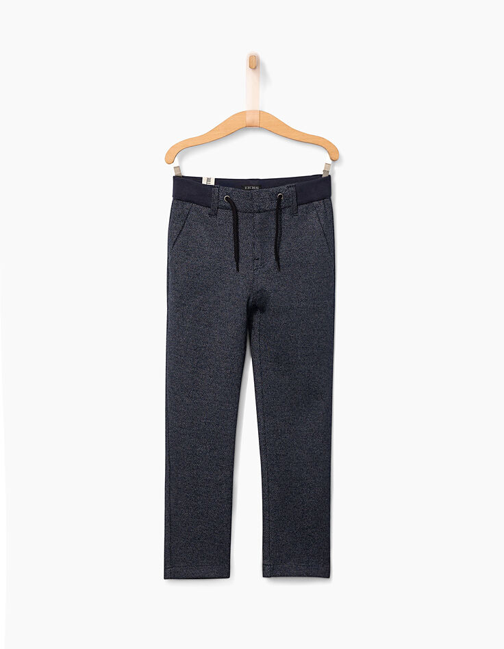 Boys' navy treggings -1