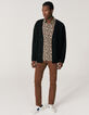 Chemise SLIM tabac imprimé fleurs Homme-7