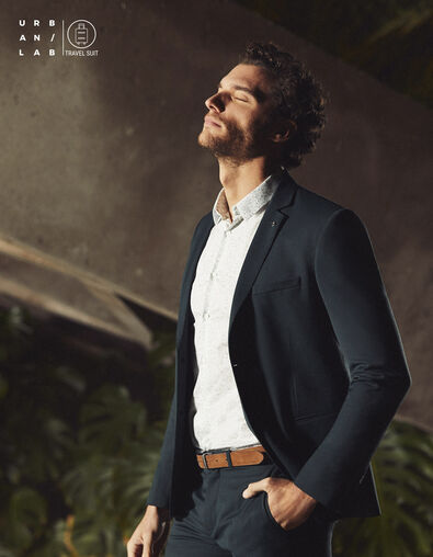 Veste de costume blue green Travel Suit Homme - IKKS