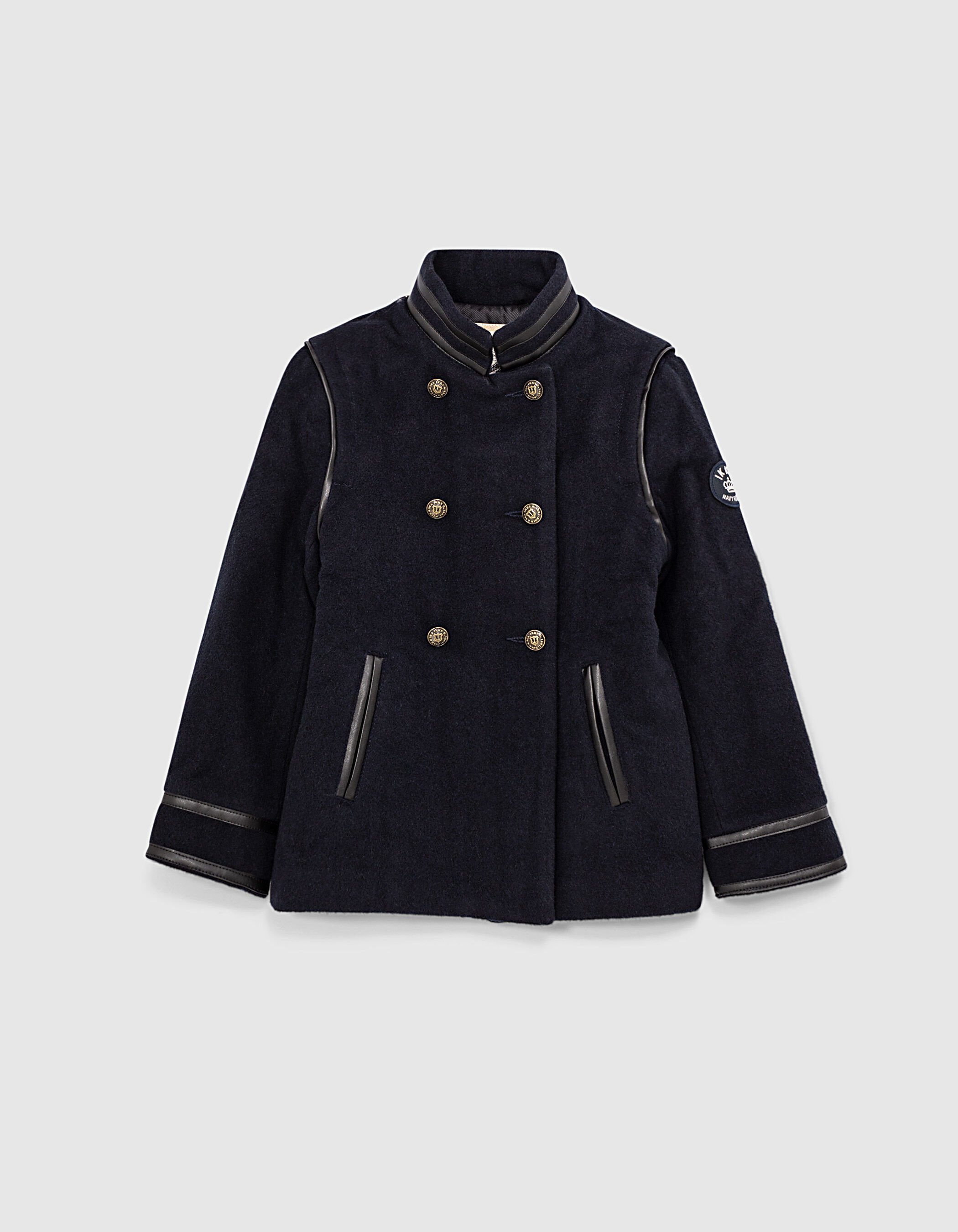 Girls navy peacoat online