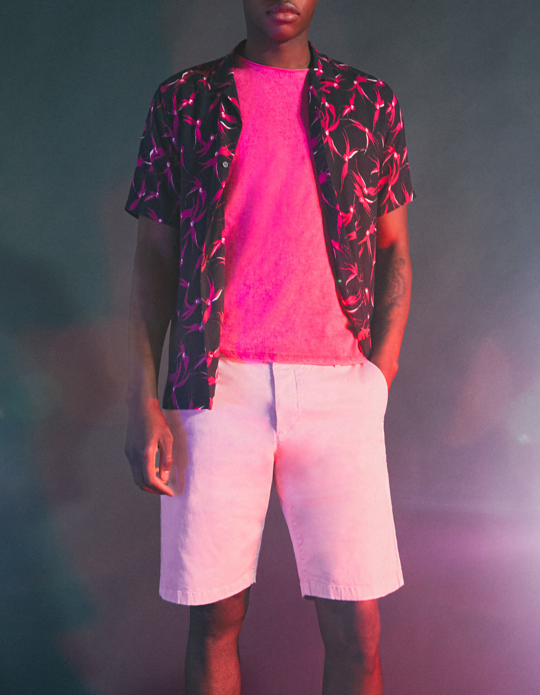 Chino rose 2025 homme