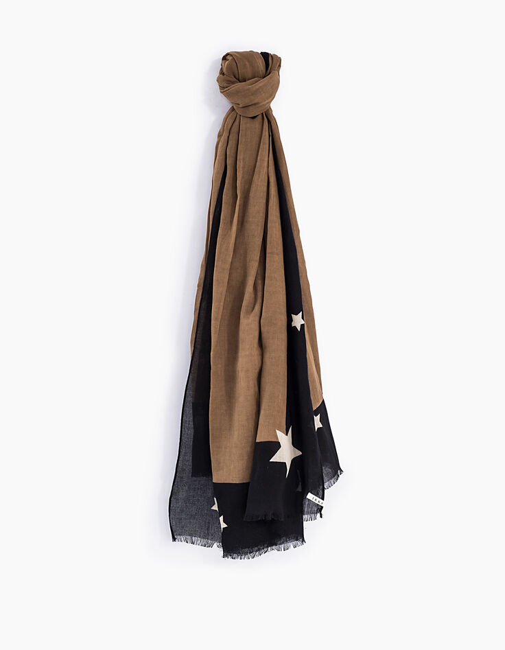 Women's camel star scarf-1