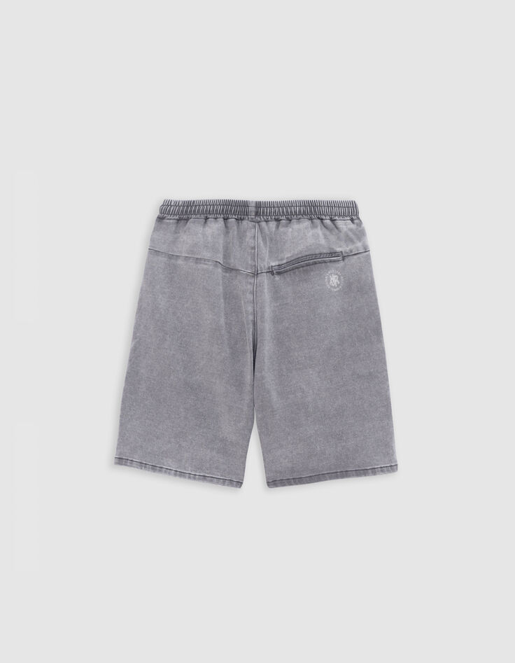 Bermuda LOOSE en jean gris Waterless garçon-7