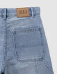 Charpentier spirit blue denim Bermuda shorts for boy-6