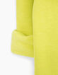 Sweat vert fluo IKKS relief et tête de dragon garçon-5