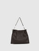 Sac The Worker noir cuir Femme-2