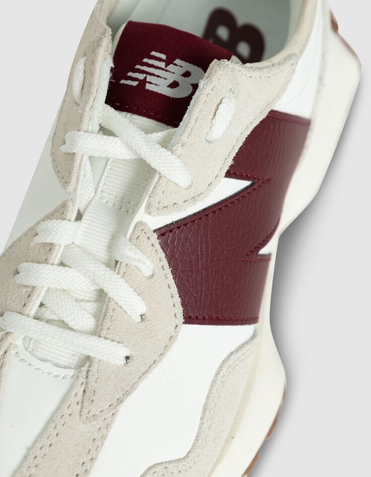 Bordeauxfarbene Sneakers NEW BALANCE 327 Damen-5