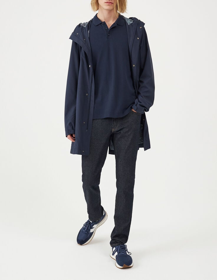 Marine polo SEAWOOL&reg; piqu&eacute;tricot Heren-7