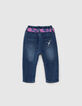 Blaue Jeans mit Halstuchg&uuml;rtel f&uuml;r Babym&auml;dchen-4