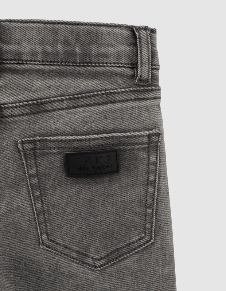 White Grey Straight-Jungenjeans mit Used-Optik-7