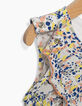 Witte jumpsuit met arty print voor babymeisjes-4