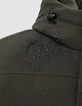 Men's WATERPROOF BREATHABLE granulated nylon khaki jacket-8