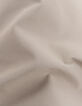 Boy's recycled beige parka with magnetic fastening-8