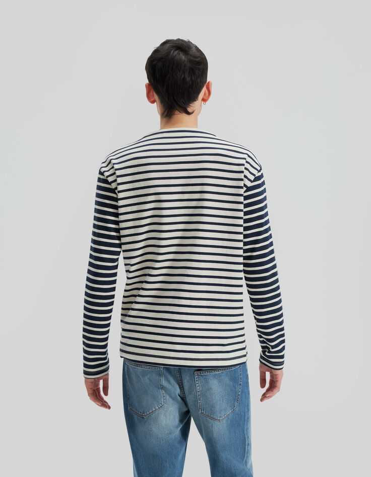 Gender Free-T-shirt marinière coton bio Mixte-5