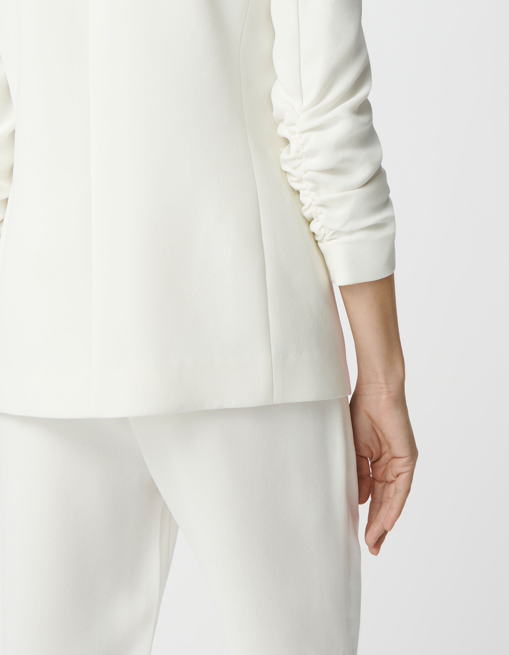 Damen Blazer in Offwhite aus recyceltem Material