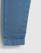 Vaqueros jogger azul oscuro punto knitlook ni&ntilde;o -6