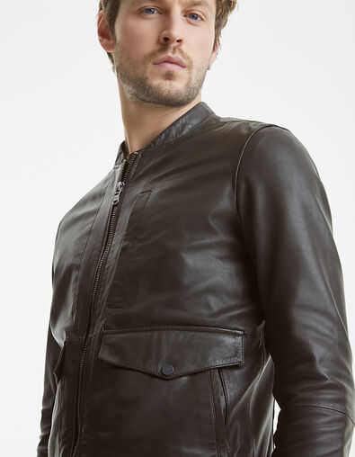 Men's khaki jacket - IKKS