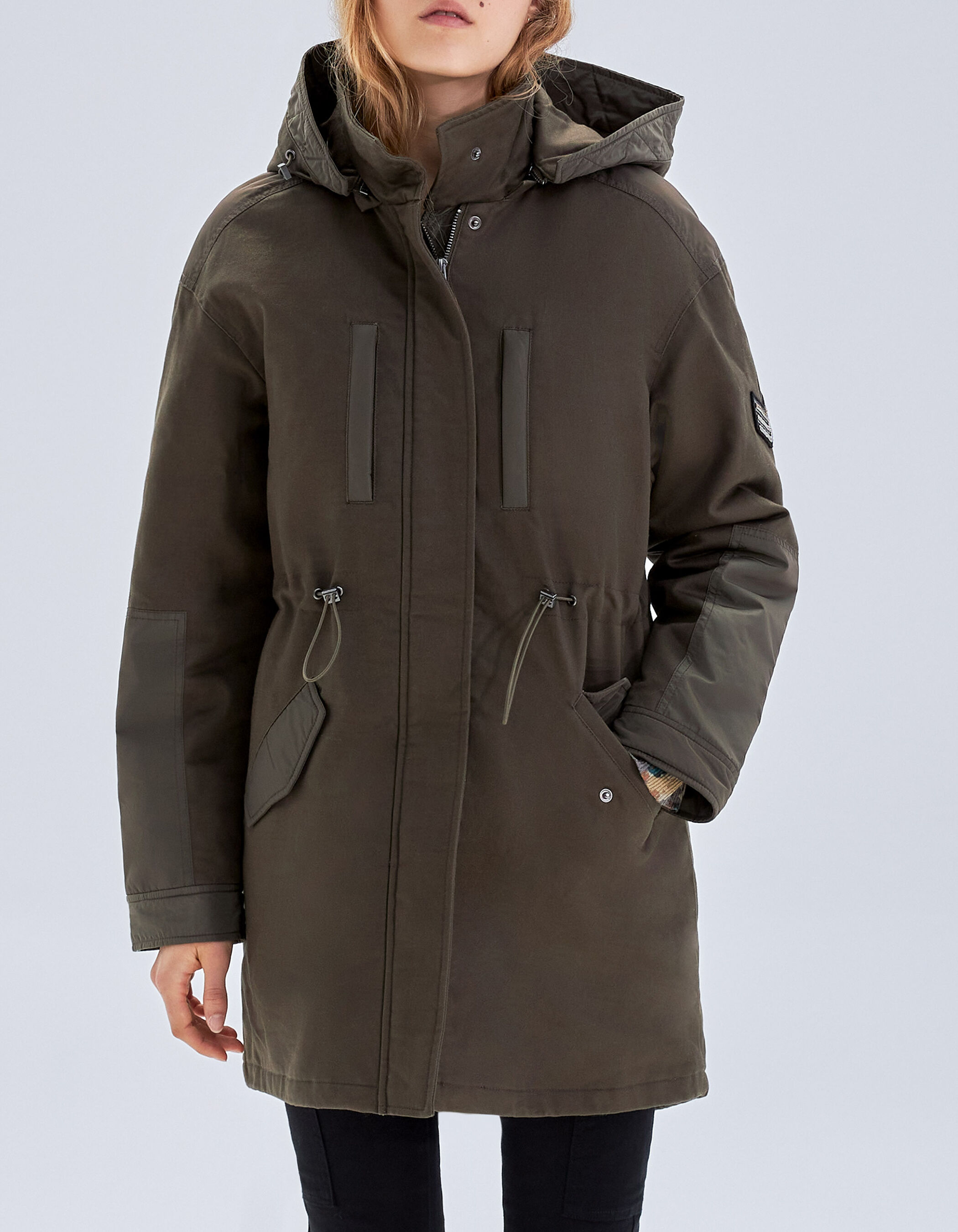 Manteau capuche shop ikks femme