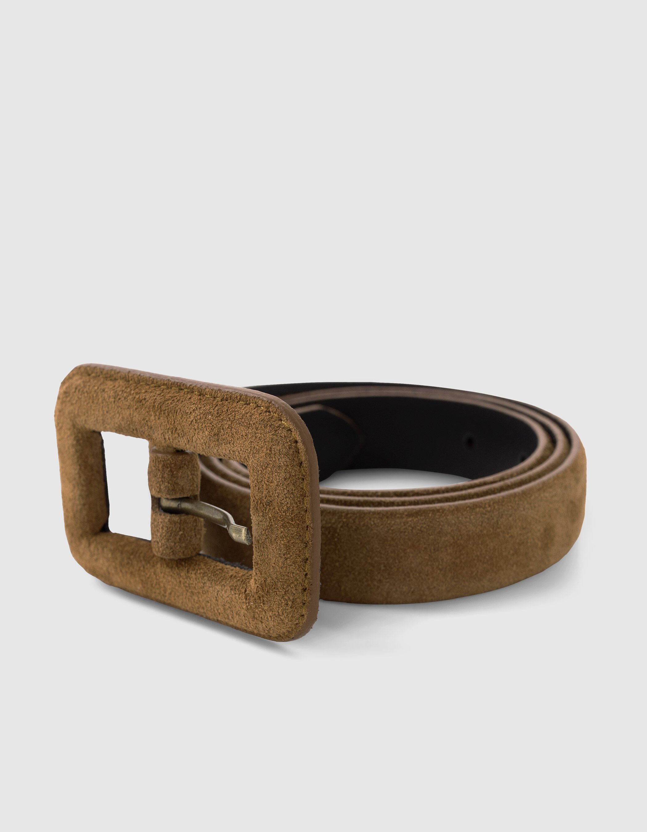 Beige suede belt clearance