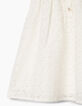Robe-chemise blanc cassé à dentelle fille-4