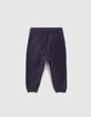 Marineblaue Jogginghose für Babyjungen-2