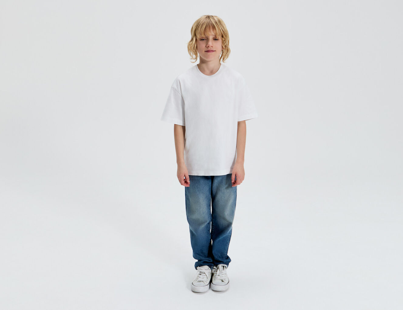 Gender Free - Camiseta blanca algodón bordado unisex - IKKS-3