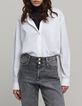 Dameshemd met strass-steentjes, all-over wit-2