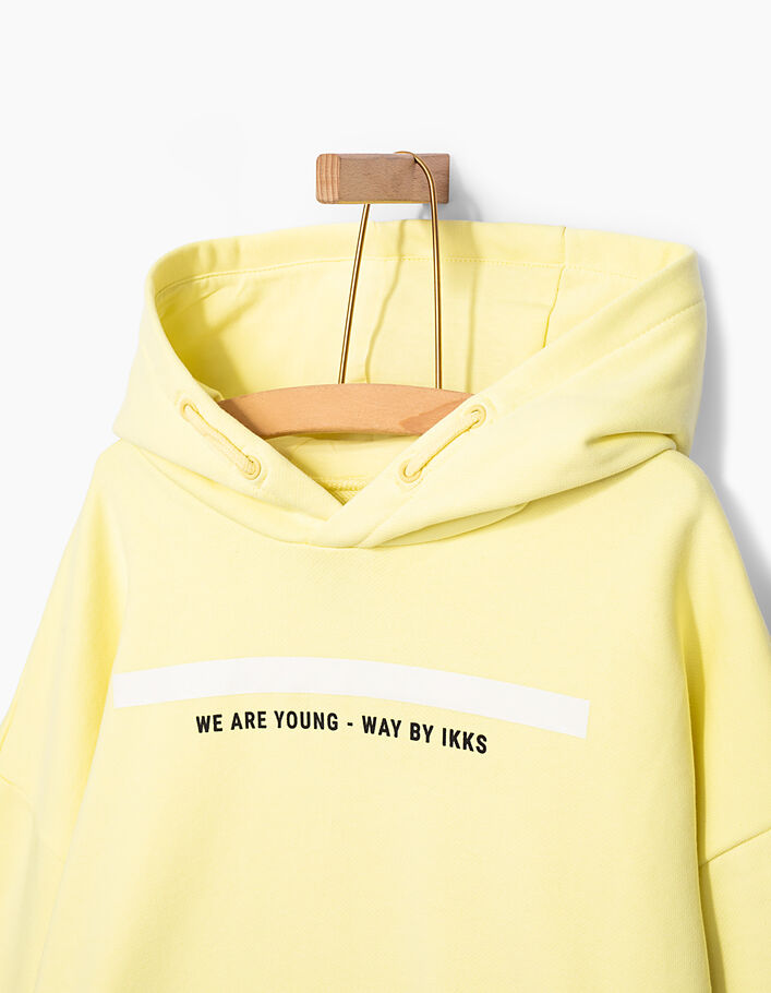 Boys’ lemon basketball and skateboard sweatshirt  - IKKS
