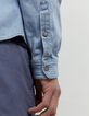 Chemise en denim EASY ciel Homme-7